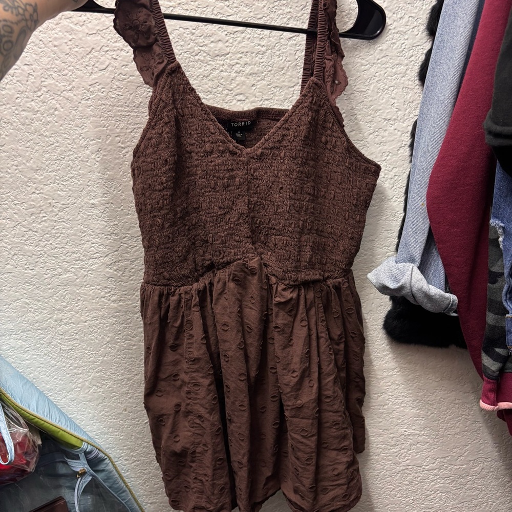 Torrid babydoll tank blouse
